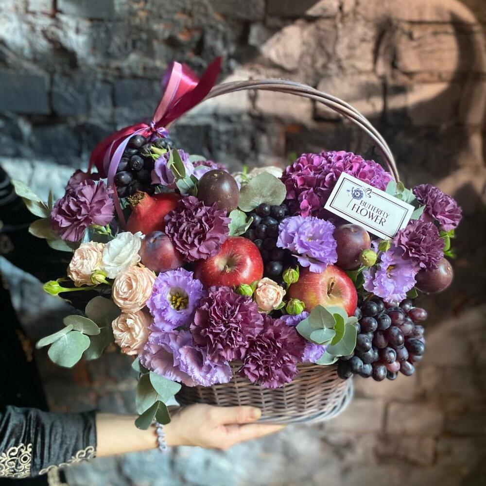 Съедобный букет из гортензии Съедобный букет из гортензии