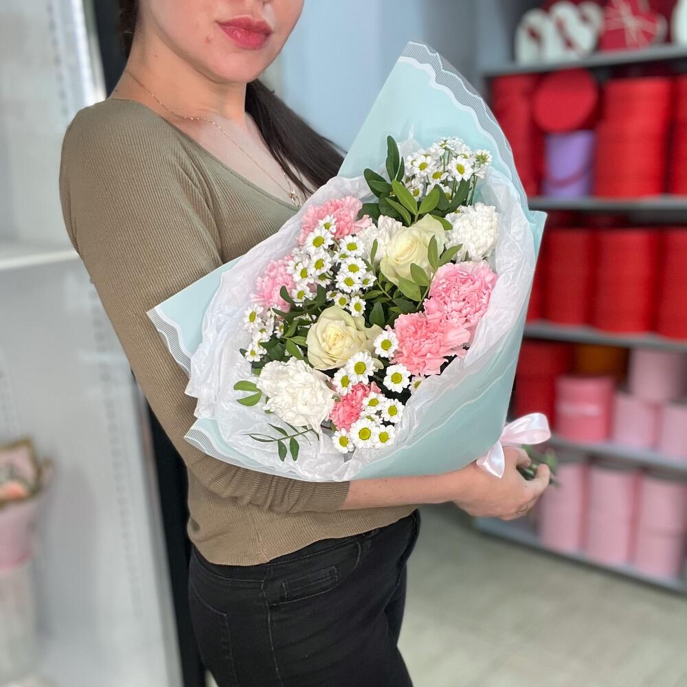 Цветочный букет «Летнее настроение» Цветочный букет «Летнее настроение»